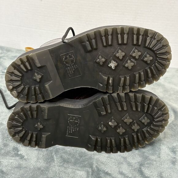 Dr. Martens Vegan Jadon II 8-Eye Synthetic Boot Cherry Red 6 US Women/5 US Men - Picture 12 of 13